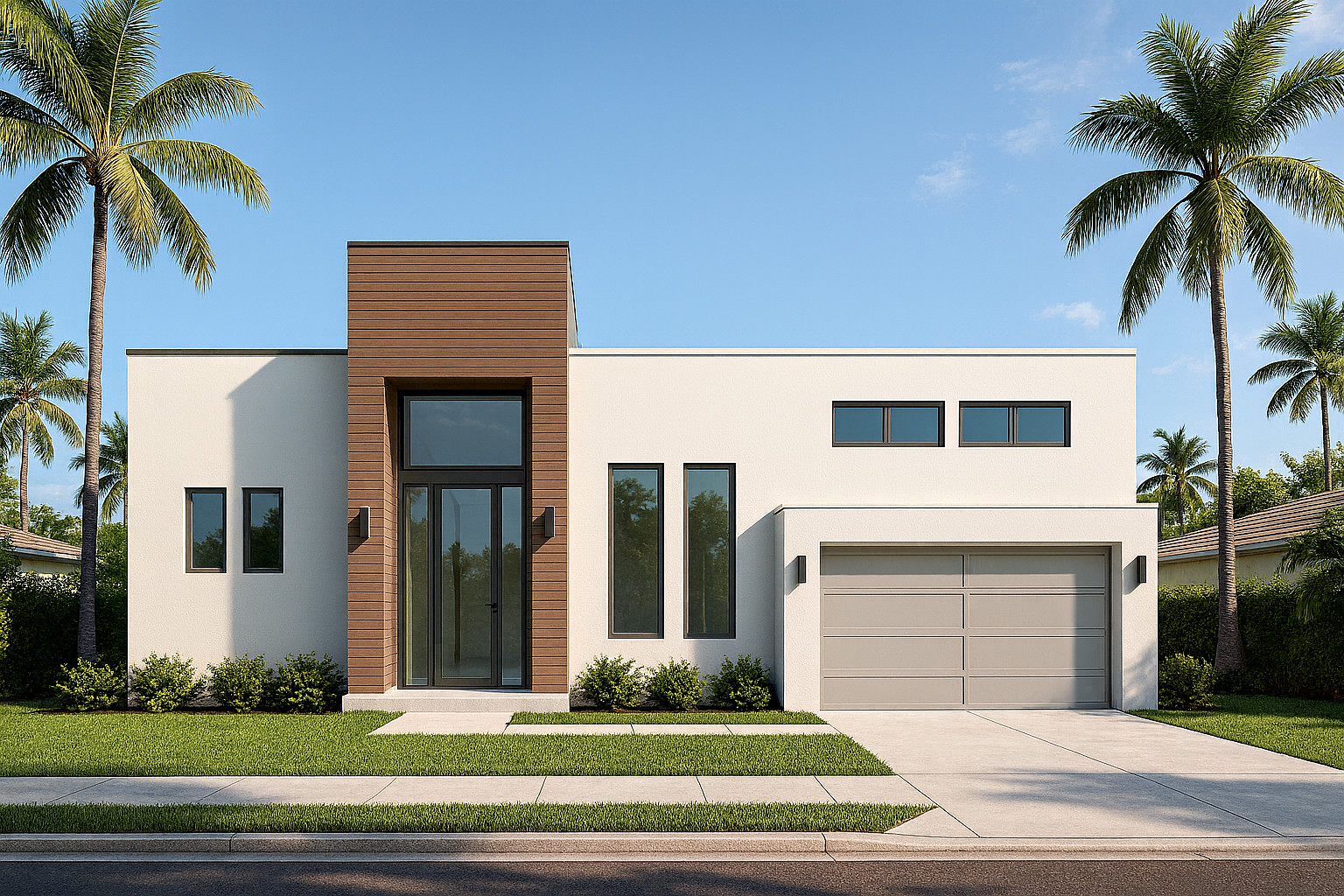 Modern custom steel home in South Florida